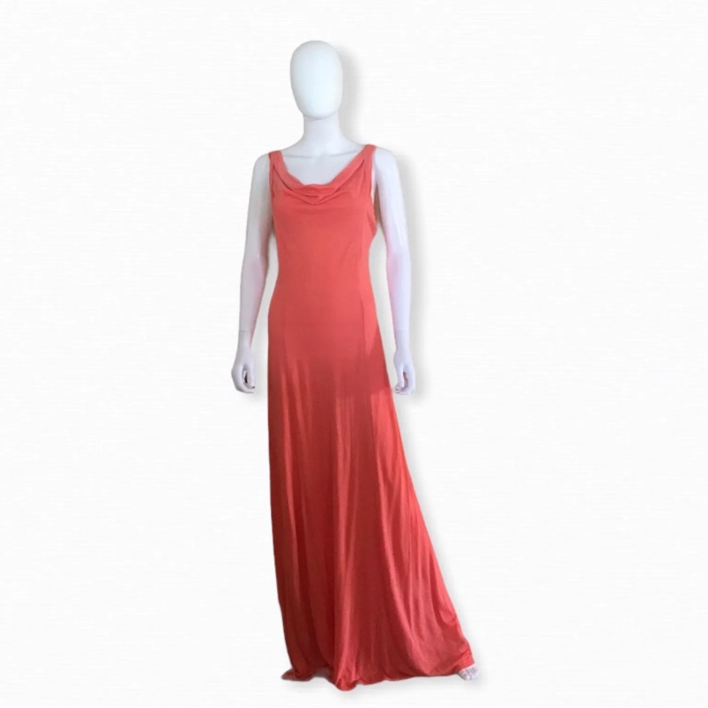 LAmade Coral Twist Strap Maxi Dress, S